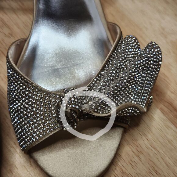 Sugar Stacie Heeled Sandals – Women’s 7.5, Ribbon Detail - Picture 5 of 8